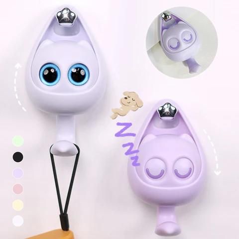 Cute Wall Hooks with Big Eyes – Strong Adhesive & No Wall Damage | Multipurpose Hanger for Bags, Towels & Keys