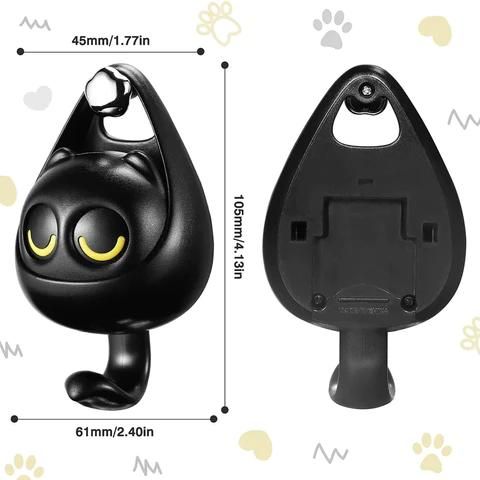 Cute Wall Hooks with Big Eyes – Strong Adhesive & No Wall Damage | Multipurpose Hanger for Bags, Towels & Keys