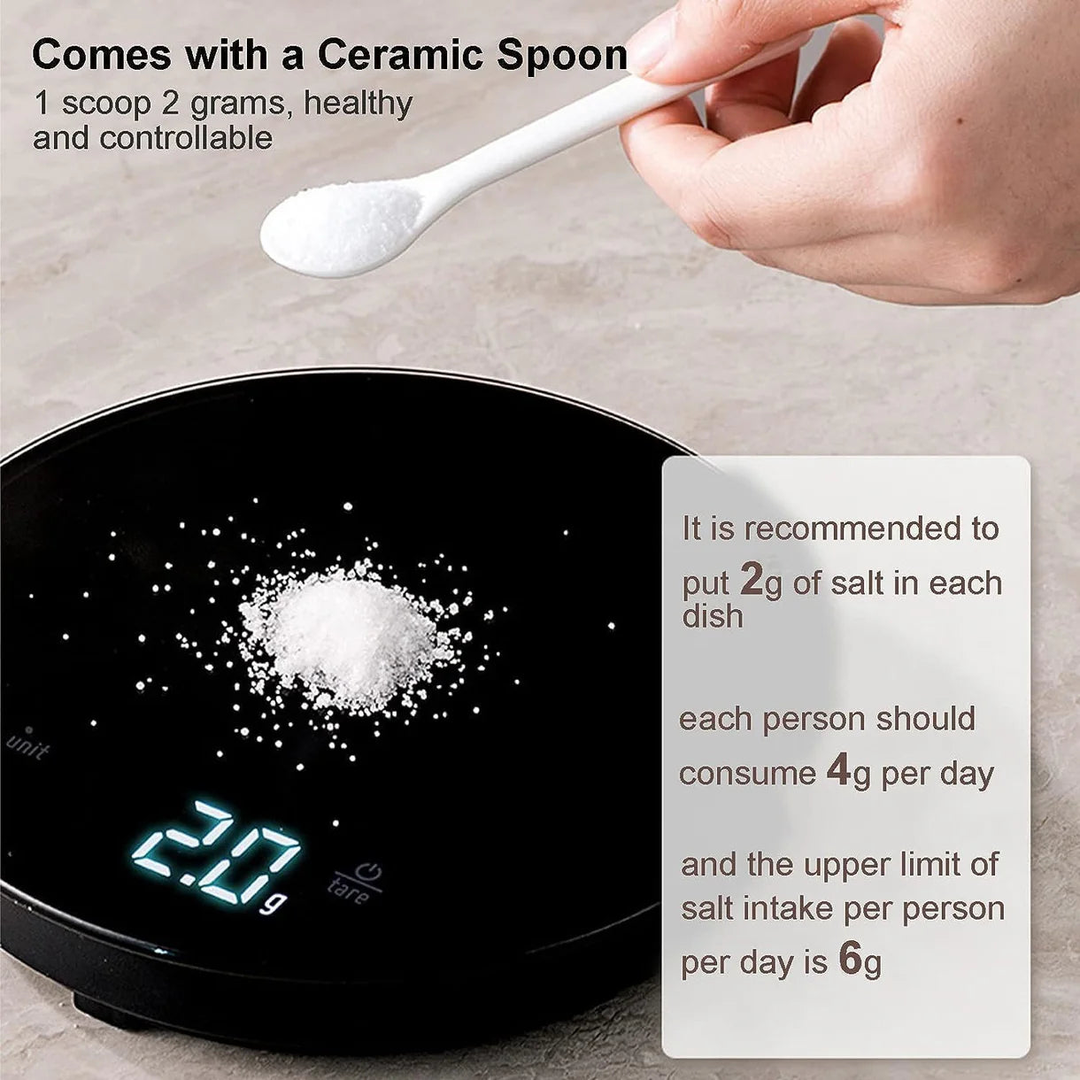 Smart Spice Jar with Integrated Spoon