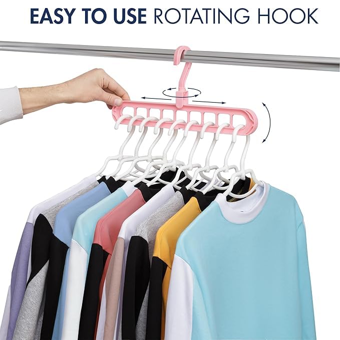 “Foldable Space-Saving Hangers – Pack of 8”
