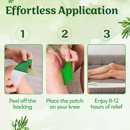Herbal Knee Pain Relief Patches (Pack of 10, 20, 30)
