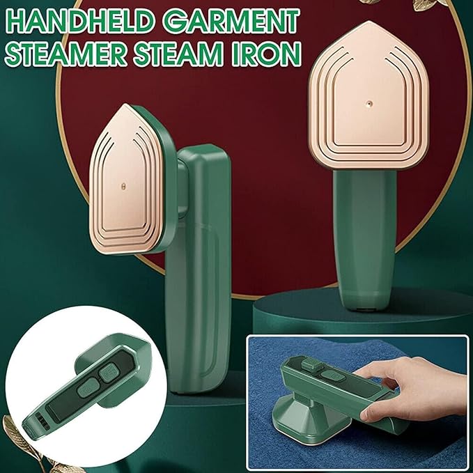 Mini Iron & Steamer | 2-in-1 Dry & Wet Press!