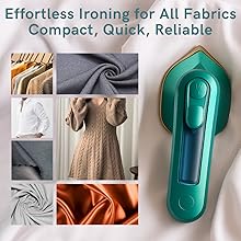 Mini Iron & Steamer | 2-in-1 Dry & Wet Press!