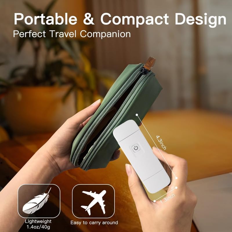 Gentle Glow Clip-On: USB-Rechargeable Eye-Care Reading Light