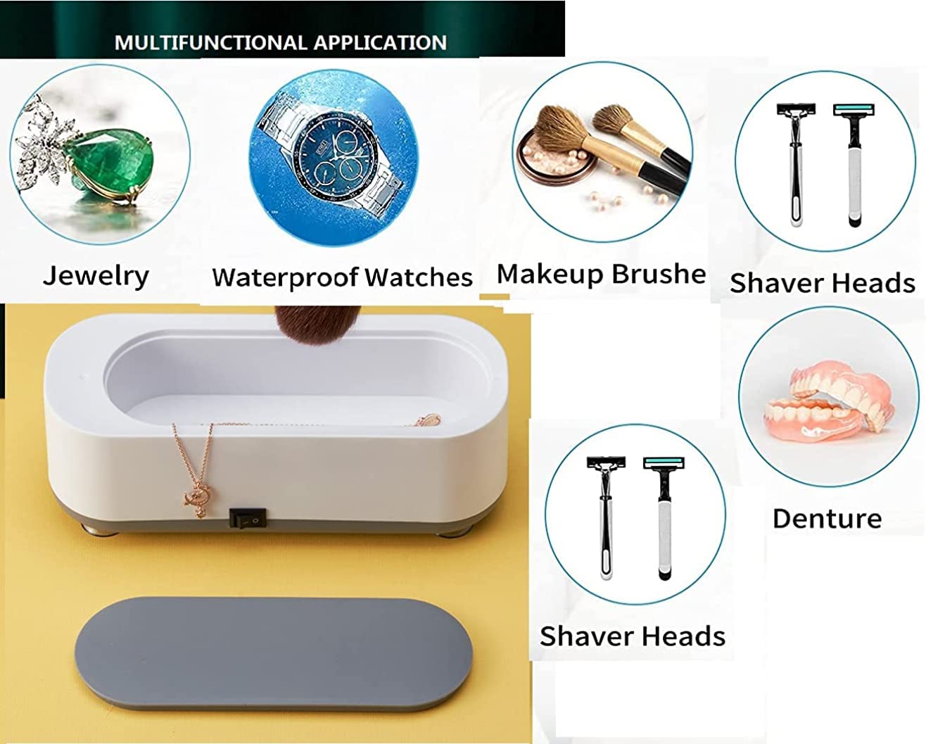 Mini Ultrasonic Jewellery & Eyeglass Cleaner Machine | Deep Clean Power at Home! 🧼